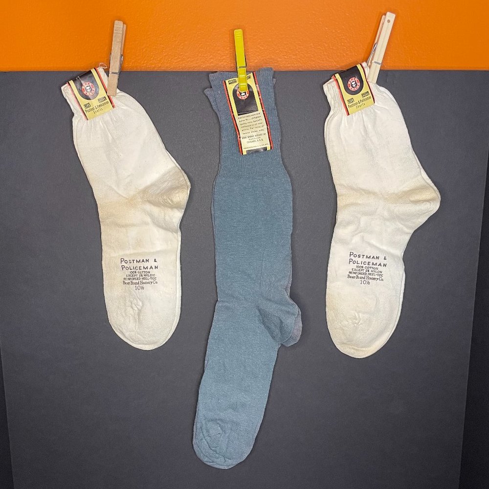 1920s/30s Deadstock Bear Brand Socks